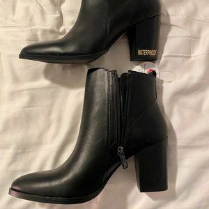 Blondo Waterproof Black Leather Boots